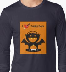 I Heart Candy Corn Long Sleeve T-Shirt