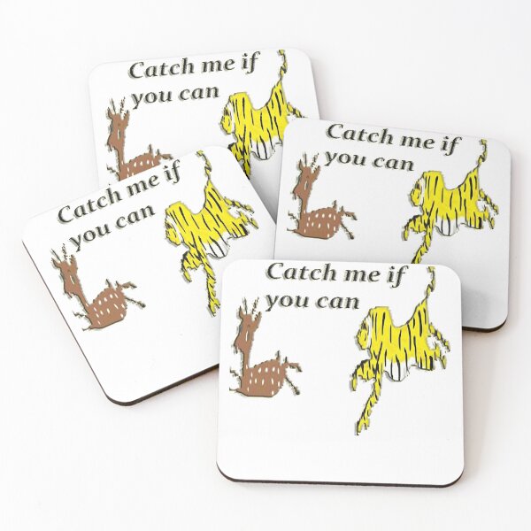 Item preview, Gifts For ArtCatch Me If You Can Deer Tiger Chasing Scene lake Day Vacation Tee designed and sold by SusanBrooks198.