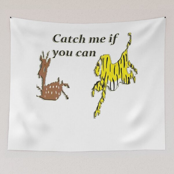 Item preview, Gifts For ArtCatch Me If You Can Deer Tiger Chasing Scene lake Day Vacation Tee designed and sold by SusanBrooks198.