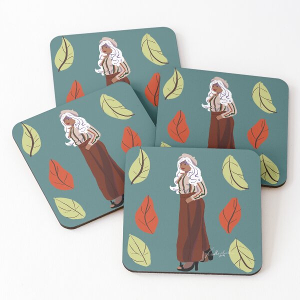 Item preview, Fall Leaf Girl designed and sold by LisaMichelleArt.