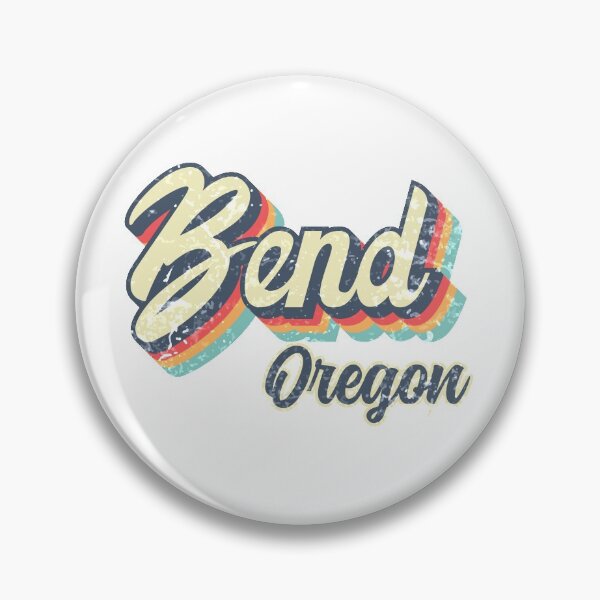 Item preview, Bend city Oregon Retro Vintage 70s rainbow designed and sold by Teelogic.