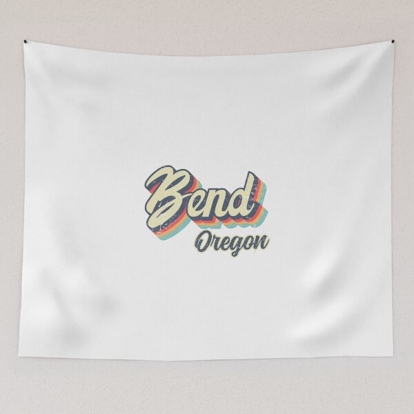 Item preview, Bend city Oregon Retro Vintage 70s rainbow designed and sold by Teelogic.