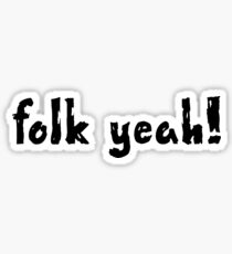 Pegatina Folk Yeah!