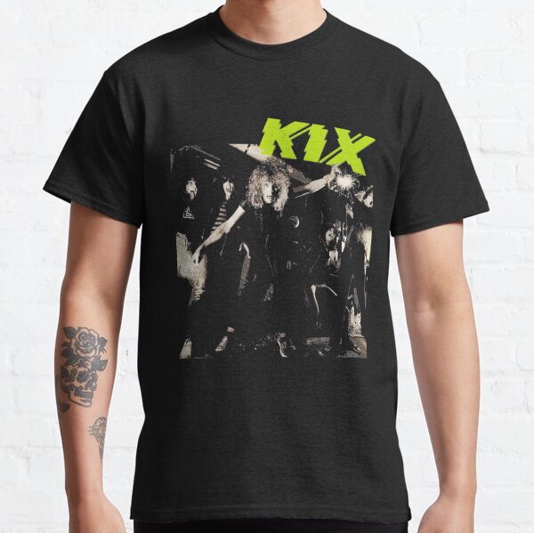 RARE VINTAGE Kix Whore Tour 1990 CONCERT TOUR KIX T-SHIRT med