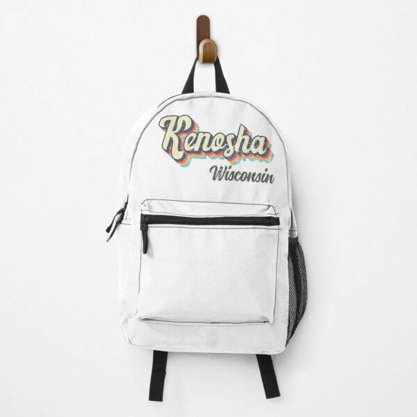 Item preview, Kenosha City Wisconsin Retro Vintage 70s rainbow designed and sold by Teelogic.