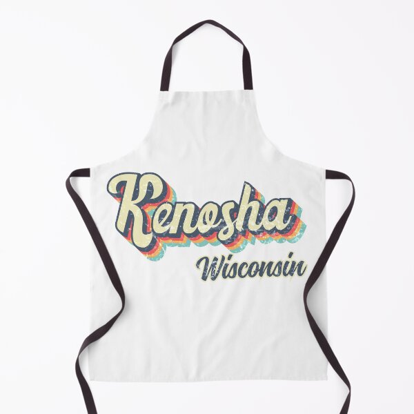 Item preview, Kenosha City Wisconsin Retro Vintage 70s rainbow designed and sold by Teelogic.