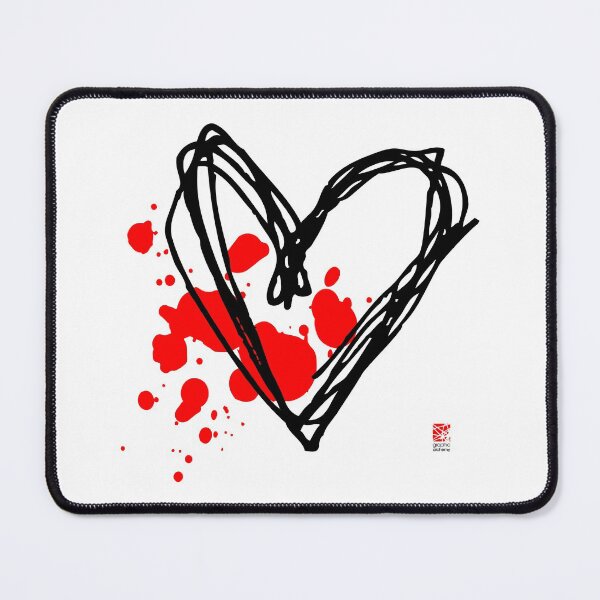Item preview, Bleeding Heart Scribble Motif designed and sold by GraphicAlchemy.
