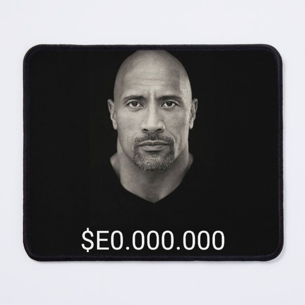 Item preview, Dwayne "The Rock" Johnson CEO Million designed and sold by Design-model.