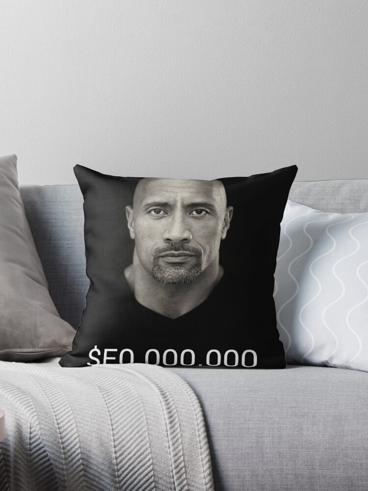 Dwayne johnson body clearance pillow