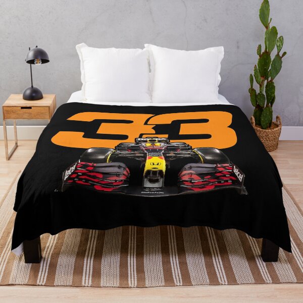 Max Verstappen #33 Formula 1  Throw Blanket