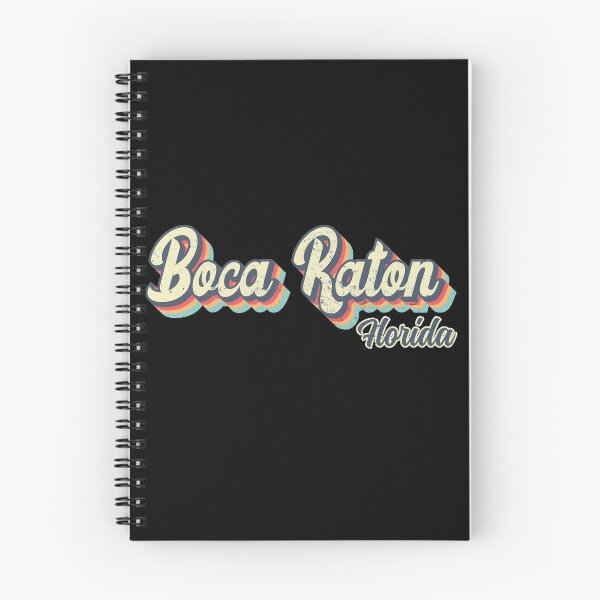 Item preview, Boca Raton City Florida Retro Vintage 70s rainbow designed and sold by Teelogic.