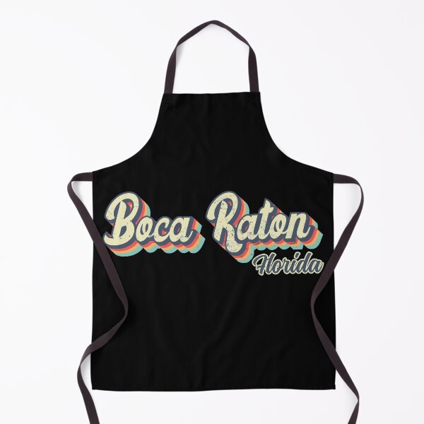 Item preview, Boca Raton City Florida Retro Vintage 70s rainbow designed and sold by Teelogic.