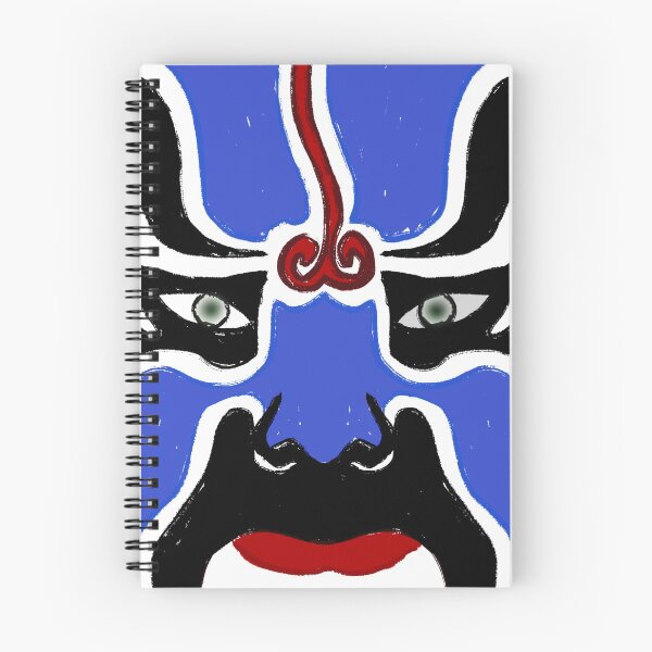 Item preview, Peking Opera Mask - Blue designed and sold by HSSN-CK.
