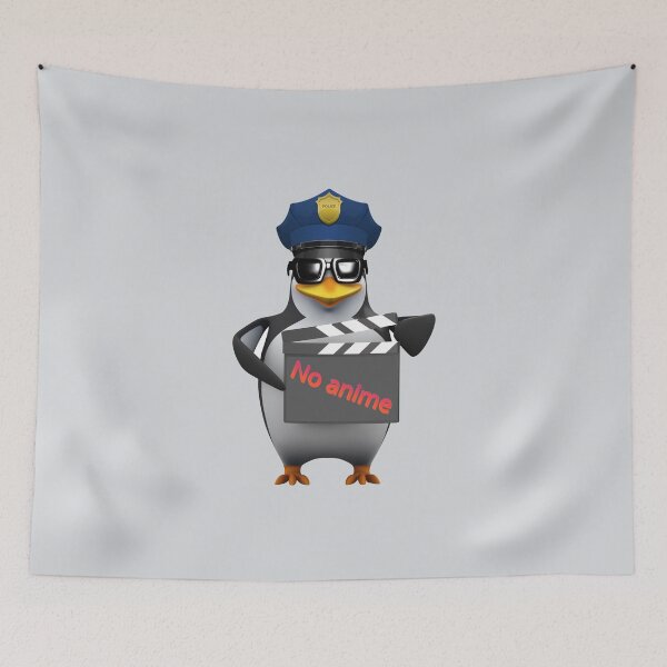 Item preview, No Anime Penguin - Anime Memes Funny designed and sold by Schka.