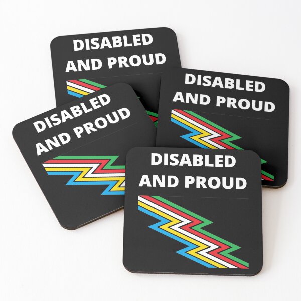Item preview, DISABLED AND PROUD with flag designed and sold by uniqueitems.