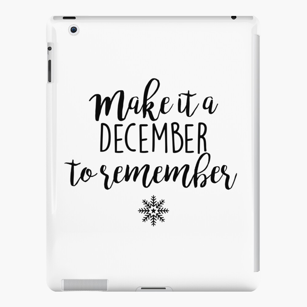 Make It A December To Remember