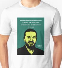 Ricky Gervais Atheist Unisex T-Shirt