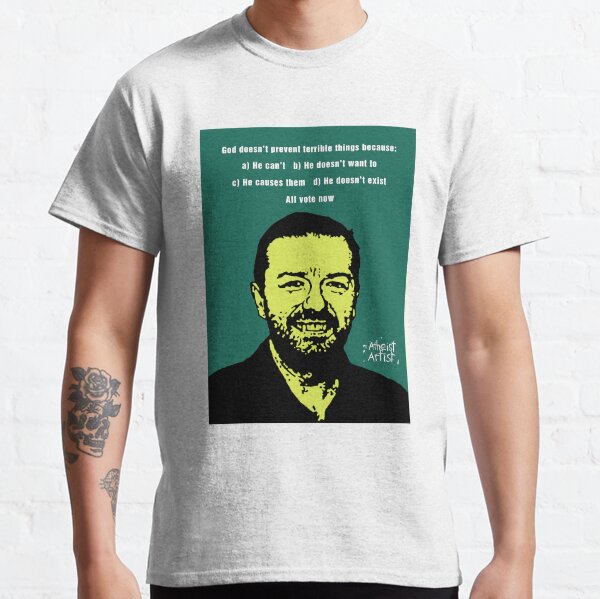 Ricky Gervais Atheist Classic T-Shirt