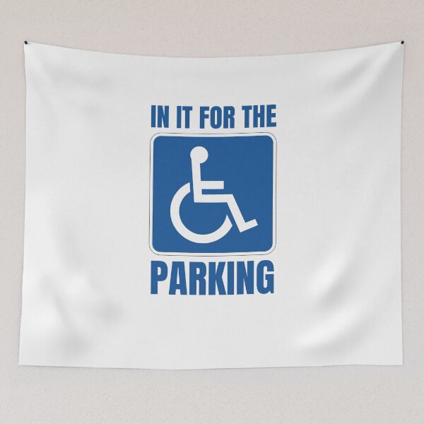 Item preview, In It For The Parking, Amputation, Disabled, Humor Amputee, Amputee, Amputee shirt, Amputee gift designed and sold by AmputTee.