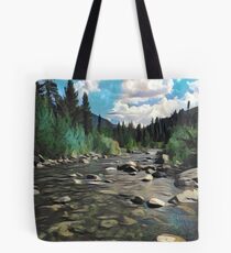 Mountain River Tote Bag