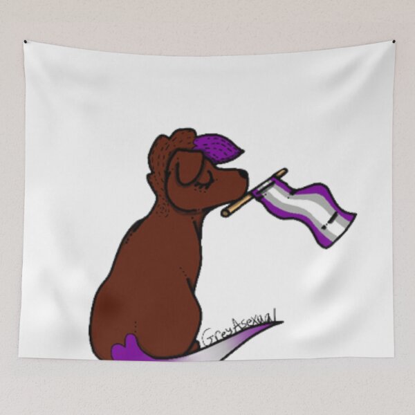 Item preview, GreyAsexual Pride Flag designed and sold by beckyhowling.