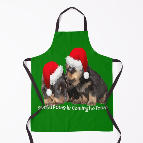 Item preview, Vector Santa Paws Is Coming To Town Christmas On Festive Green designed and sold by taiche.