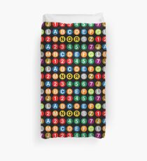 New York Subway Lines Duvet Cover