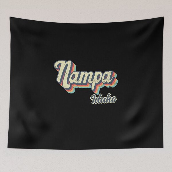 Item preview, Nampa City Idaho Retro Vintage 70s rainbow designed and sold by Teelogic.