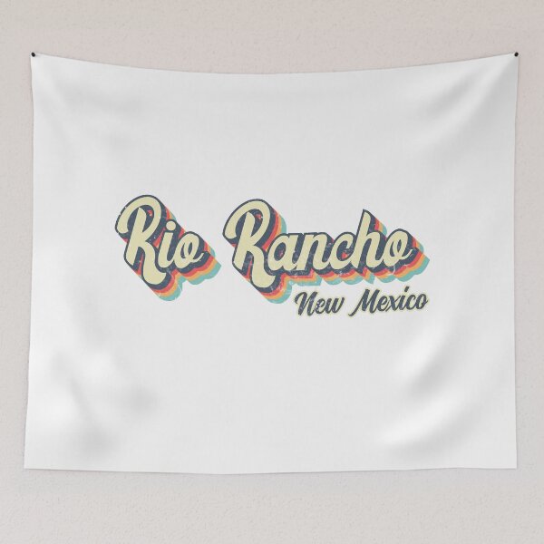 Item preview, Rio Rancho City New Mexico Retro Vintage 70s rainbow designed and sold by Teelogic.