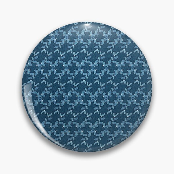 Item preview, Watercolour Botanical Pattern in Navy designed and sold by NolkDesign.