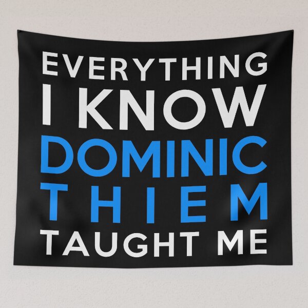 Item preview, Everything I know - Dominic Thiem designed and sold by 2Girls1Shirt.