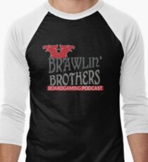 Brawling Brothers Design 3 Men's Baseball ¾ T-Shirt