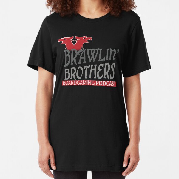 Brawling Brothers Design 3 Slim Fit T-Shirt