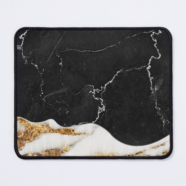 Item preview, Black Layer Marble with Golden Wave designed and sold by KA DESIGNS.