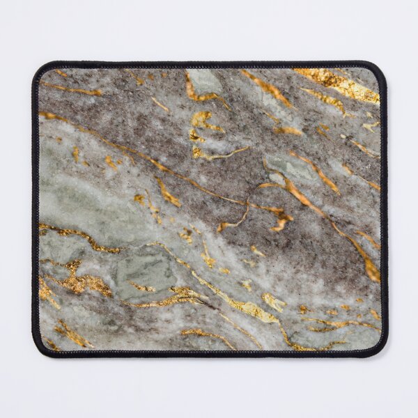 Item preview, Textured Marble with Light Gray and Gold designed and sold by KA DESIGNS.