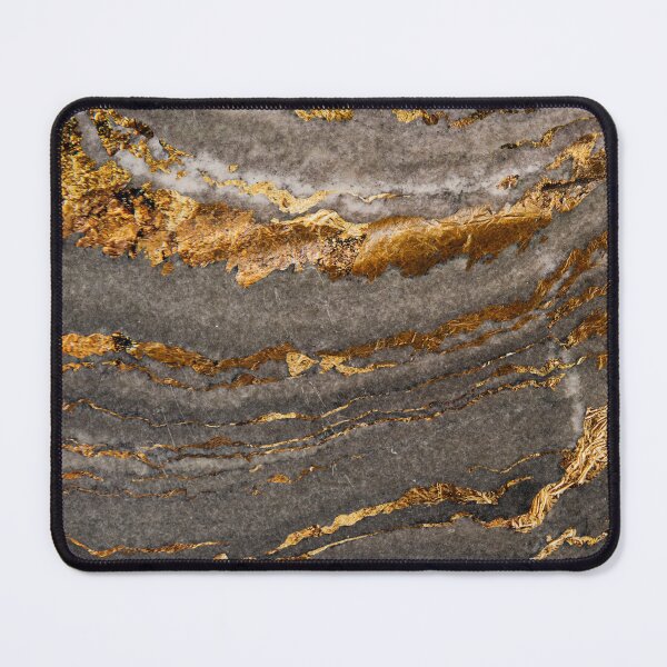 Item preview, Gray and Gold Textured Marble designed and sold by KA DESIGNS.