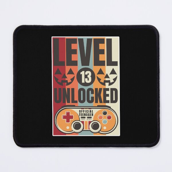 Item preview, Level 13 Unlocked | Thirteenth Birthday Halloween designed and sold by GravitiTees.