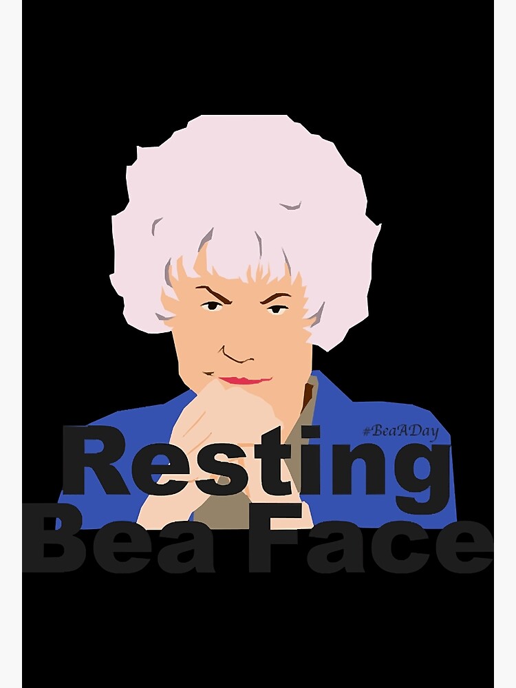 Discover Resting Bea Face Premium Matte Vertical Poster