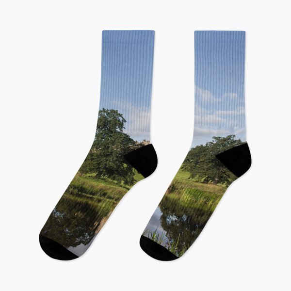 Item preview, Alnwick Castle reflected in the River Aln designed and sold by Violaman.