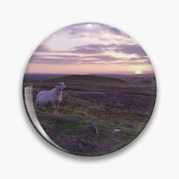Item preview, Enjoying the welsh countryside at sunset with a sheep  designed and sold by Sophieart70.