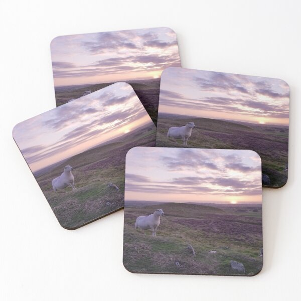 Item preview, Enjoying the welsh countryside at sunset with a sheep  designed and sold by Sophieart70.