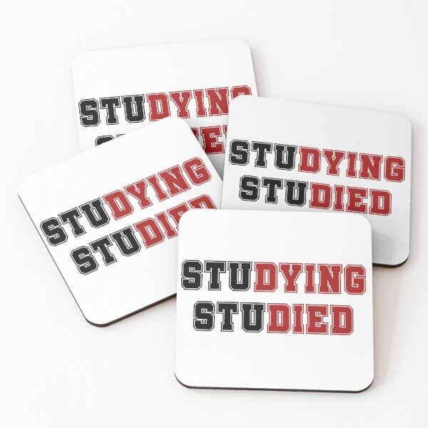 Item preview, Estudiar Estudió - negro y rojo - regreso a la escuela designed and sold by hasbeenz.