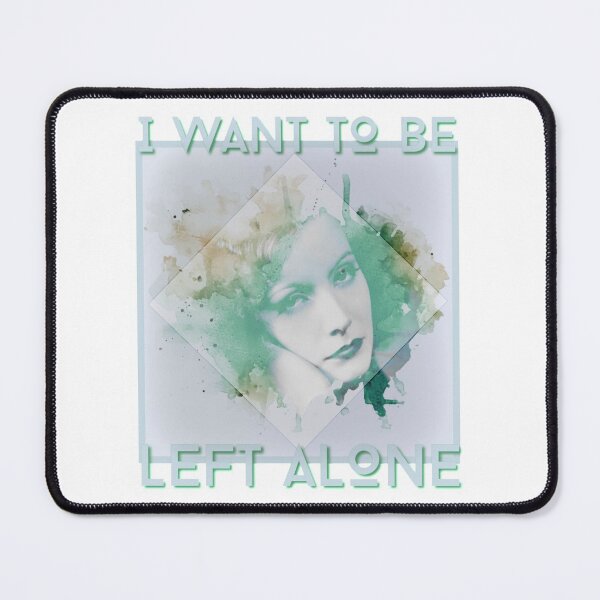 Item preview, Greta Garbo I Want To Be Left Alone watercolour digital graphic  designed and sold by Arkadina.