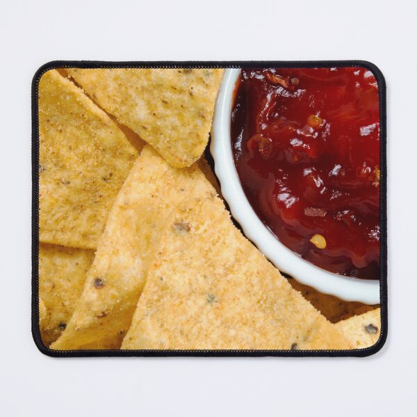 Item preview, Nachos and Chilli Dip Close Up Overhead designed and sold by MarkUK97.