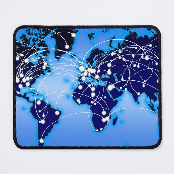 Item preview, Global Communication World Map designed and sold by MarkUK97.