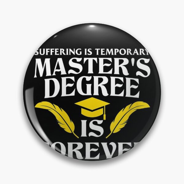 Item preview, Womens Cool Masters Degree For Men Women Master Student Graduate V-Neck  designed and sold by BaldricShop.