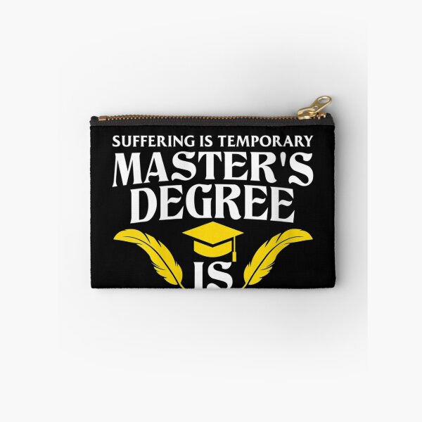 Item preview, Womens Cool Masters Degree For Men Women Master Student Graduate V-Neck  designed and sold by BaldricShop.