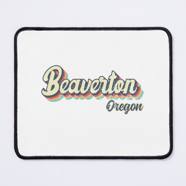 Item preview, Beaverton City Oregon Retro Vintage 70s rainbow designed and sold by Teelogic.