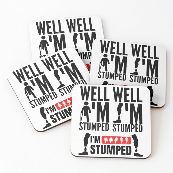 Item preview, I Am Stumped, Amputation, Leg Amputee, Amputee Humour, Amputee, Amputee gift designed and sold by AmputTee.