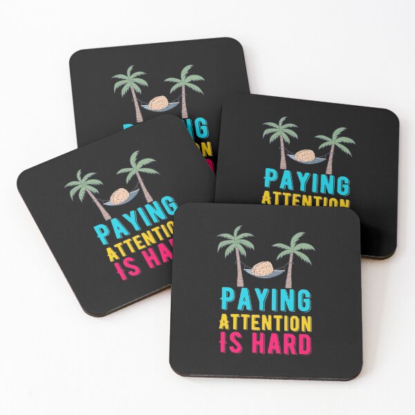 Item preview, ADHD - Paying Attention Is Hard, Need A Break Mate , Attention Deficit HyperActive Disorder designed and sold by MJDezigns.